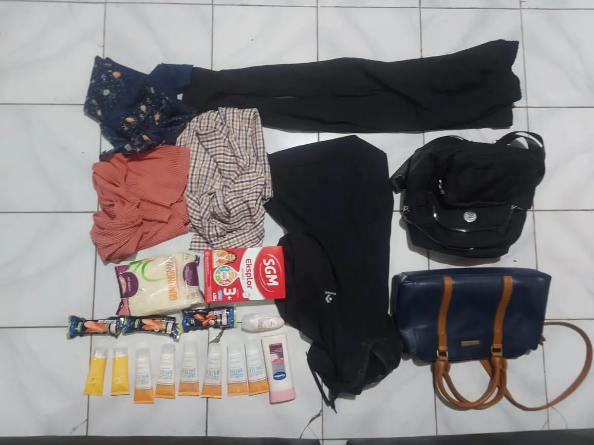Barang bukti yang berhasil diamankan polisi.