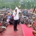 Ganjar Pranowo dalam acara 1.000 Bantengan di Kota Malang.
