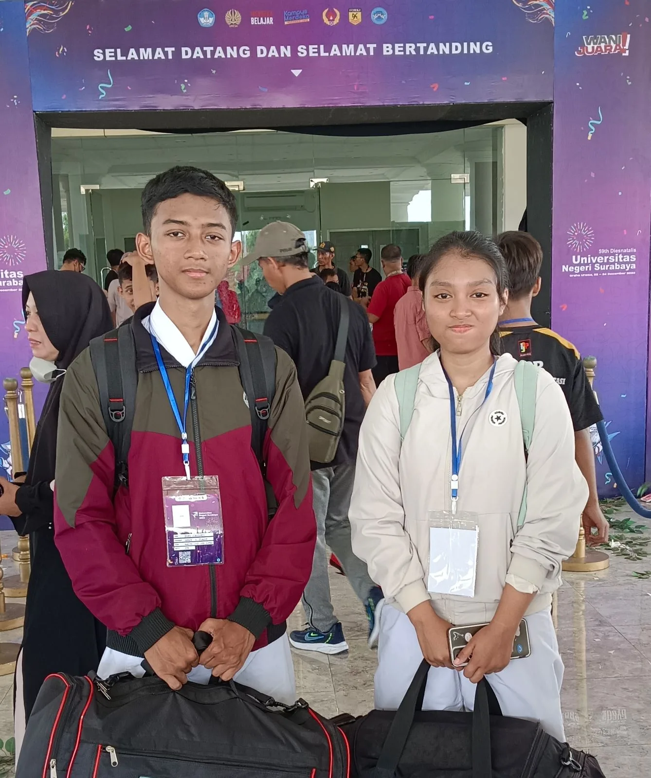 Dua siswa SMKN 1 Turen raih prestasi membanggakan di International Karate Championship Unesa Rektor Cup 2023.