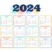 Ilustrasi kalender tahun 2024. Libur 11 Hari di Bulan Februari.