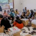 Proses pelipatan surat suara di KPU Kota Batu.