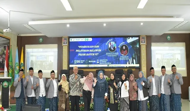 Tax center FEB Unisma gelar pembelakan dan pelatihan bagi relawan pajak Bach VI tahun 2024.