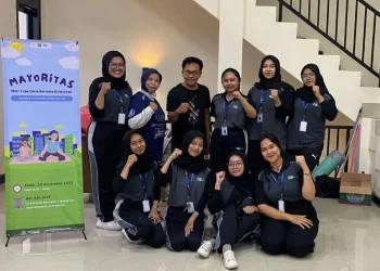Mahasiswa UM gelar pelaksanaan program mayoritas bersama warung inklusi.