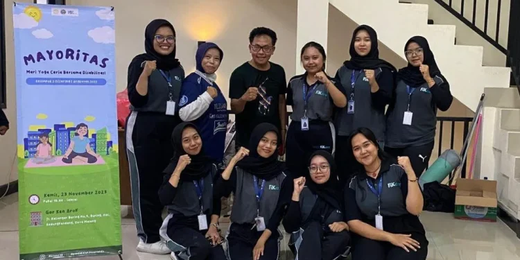 Mahasiswa UM gelar pelaksanaan program mayoritas bersama warung inklusi.