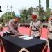 Kapolres Batu, AKBP Oskar Syamsudin, saat menyerahkan sertijab, Senin (8/1/2024).