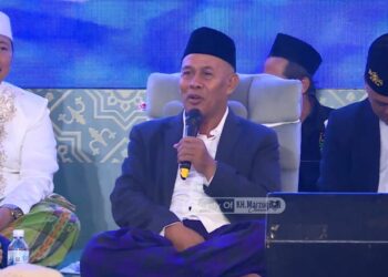 KH Marzuki Mustamar dalam acara Hormat Sang Guru (Tangkapan layar)