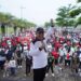 Ribuan Warga Semarakkan Senam Sehat Membangun Negeri Bersama Gunawan dan Ahmad Basarah di Malang