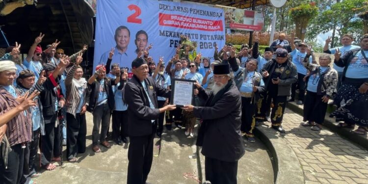Deklarasi dukung ke Prabowo-Gibran