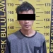 Tersangka pencurian MR usai diamankan pihak kepolisian.