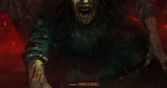 Poster film horor Pemukiman Setan.