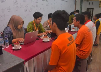 Pendataan warga binaan Lapas Malang untuk Pemilu 2024.