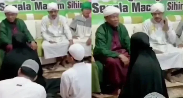 Viral!, video di media sosial X dugaan aliran sesat pengajian yang perbolehkan jemaah melakukan tukar pasangan, ramai jadi perbincangan warganet /Foto: Tangkapan layar akun X, @matahari_tmr