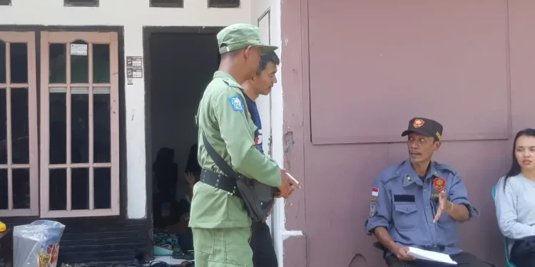 Rumah duka anggota linmas TPS di Kelurahan Arjosari, Blimbing, Kota Malang. (Foto/M Sholeh)