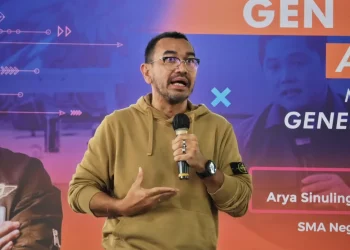 Staf Khusus III Menteri BUMN, Arya Sinulingga dalam kegiatan Gen Z Talent Activation di Malang.