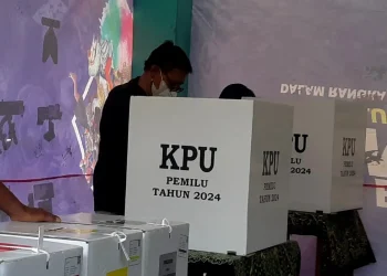 Ilustrasi pemungutan suara oleh KPU Kota Malang.