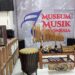 Suasana di dalam Galeri Malang Bernyanyi, salah satu museum musik Indonesia yang ada di Kota Malang.