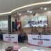 Anggota polisi jajaran Polres Malang mengikuti lomba cerdas cermat yang digelar oleh Jurnalis Polres Malang