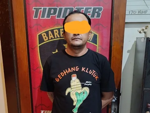 Tersangka pembacokan pegawai warung sate di Kota Malang.