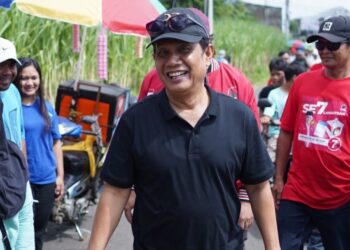 Anggota DPRD Jawa Timur dari Fraksi PDI Perjuangan Dapil Malang Raya, Gunawan Wibisono HS berbicara tentang peran jurnalis di peringatan Hari Pers Nasional 2024
