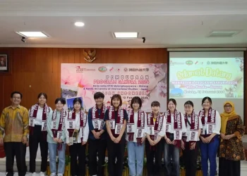 Pembukaan program Sakura 2024 bertajuk 'Jelajah Indonesia' di STIE Malangkucecwara. Mahasiswa Jepang jalani program Sakura 2024 di STIE Malangkucecwara.