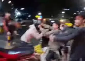 keributan di kota malang