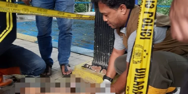 Mayat balita perempuan