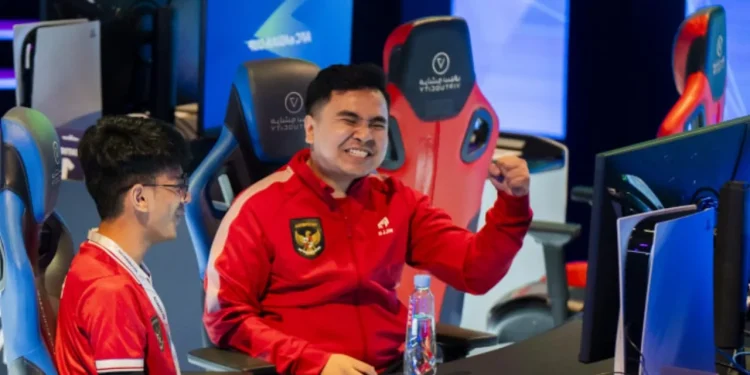 Timnas E-Football Indonesia melawan jepang di partai final AFC eAsian Cup 2023. (Dok. PSSI)