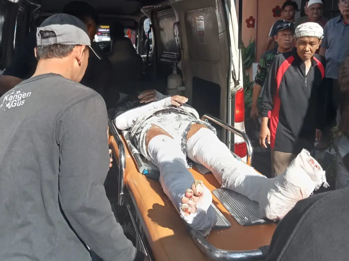 korban ledakan LPG
