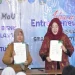Penandatanganan kerja sama antara FEB Unisma dengan SMA Negeri 1 Kota Batu. Foto/dok Unisma