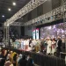 Suasana selawat kebangsaan untuk mendoakan Pemilu Damai dan pasangan capres Prabowo-Gibran di GOR Bima Sakti Kota Malang, Jawa Timur, Kamis (8/2/2024) malam.