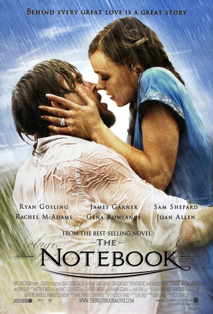 Poster film The Notebook.
