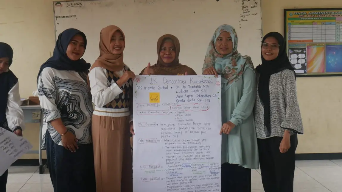 Lokakarya Komunitas Belajar 2 Program Sekolah Penggerak (PSP) Angkatan 3 Tahun Pertama di SMPIT Insan Permata Kota Malang. Foto/Dokumen SMPIT Insan Permata