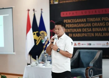 Sosialisasi pengahan perdagangan oleh Kantor Imigrasi Kelas I TPI Malang. Foto/dok for TM