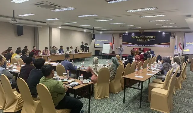 Salah satu pertemuan di Bwin by IIBF Malang di Hotel Savana beberapa waktu lalu. Foto: irham thoriq