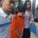 Tersangka penganiayaan anak selebgram di Malang diringkus polisi. (Foto/M Sholeh)