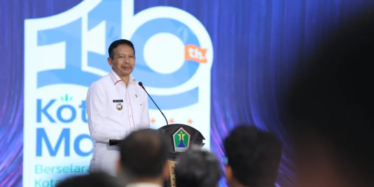 Awarding sayembara logo HUT ke-110 Kota Malang di MCC menandai peluncuran logo HUT Kota Malang. Foto / dok Prokopim Setda Kota Malang