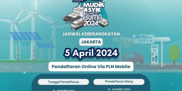 Informasi tentang persyaratan dan cara pendaftaran program Mudik Gratis PLN 2024/Foto: Instagram @pln_id