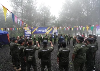 Leaders Nature Camp sebagai cara Pj Wali Kota Batu bangun kekompakan OPD. Foto : Prokopim KWB