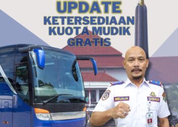 Update informasi program Mudik Gratis 2024 Pemkot Malang /Foto: Instagram @dishubmalangkota