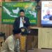 Presiden Nusantara Gilang Gemilang, Puguh Wiji Pamungkas menyampaikan President Lecture. Foto: dok. NGG