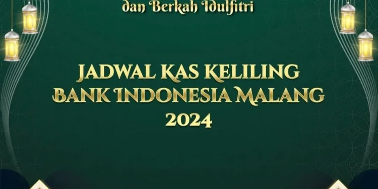 Syarat dan jadwal tukar uang lebaran di Malang melalui kas keliling Bank Indonesia /Foto: Instagram @bank_indonesia_malang