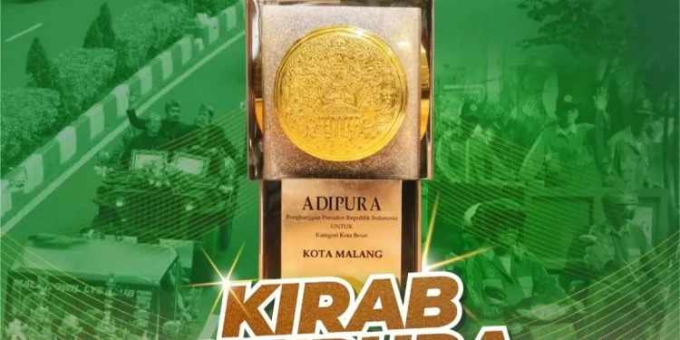Daftar 106 kota dan kabupaten peraih penghargaan Adipura 2023 dari KLHK dimana salah satunya terdapat Kota Malang yang meraih penghargaan Piala Adipura 2023 kategori Kota Besar /Foto: Instagram @pemkotmalang