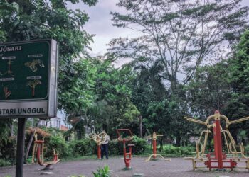 Taman Merjosari jadi alternatif ngabuburit hemat bagi warga Malang (Foto/Fitrothul M.)