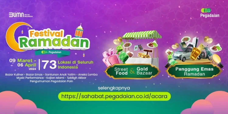Pegadaian siapkan panggung emas di Festival Ramadan. Foto/dok for TM