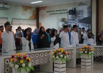 Penyambutan mahasiswa peserta PMM angkatan ke-4 di Unisma. Foto / dok