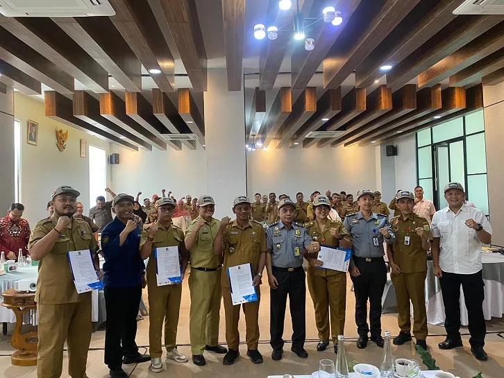 Foto bersama Sosialisasi pengahan perdagangan oleh Kantor Imigrasi Kelas I TPI Malang. Foto/dok for TM