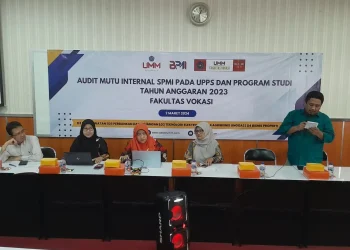 Tingkatkan kualitas kinerja dan mutu masing-masing Prodi, Fakultas Vokasi UMM gelar audit internal /Foto: Tugumalang.id/Bagus Rachmad Saputra