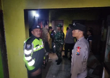 Rumah di Kota Batu nyaris terbakar akibat lupa meninggalkan lilin dalam keadaan menyala. Foto: Polres Batu