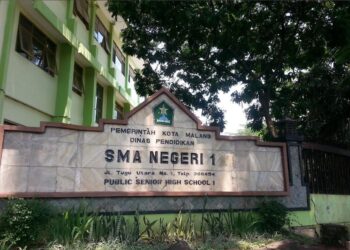 SMAN 1 Malang sebagai salah satu SMA terbaik di Malang. Foto / dok SMAN1Malang/googlefoto