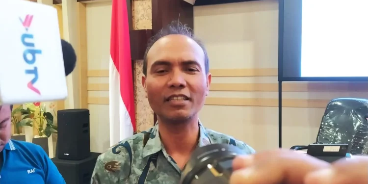 Wakil Rektor Bidang Akademik Prof Dr Ir Imam Santoso dalam acara BONSAI membahas terkait persiapan UTBK 2024 di UB Malang. Foto: Azmy